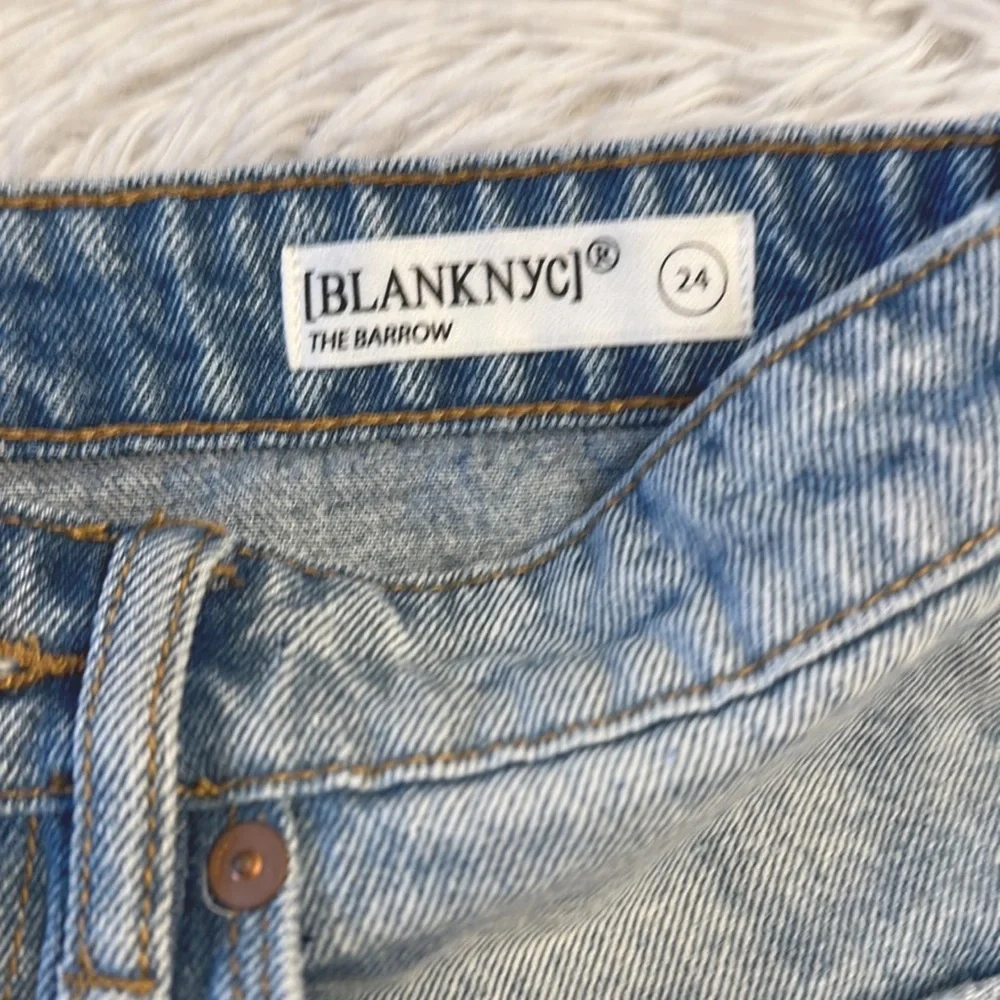NWT BlankNYC Revolve The Barrow High Rise vintage jean shorts women size 24